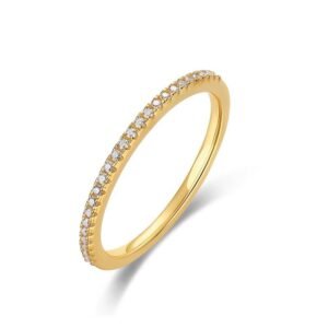 New micro-set moissanite ring women high class feeling popular combination set ring