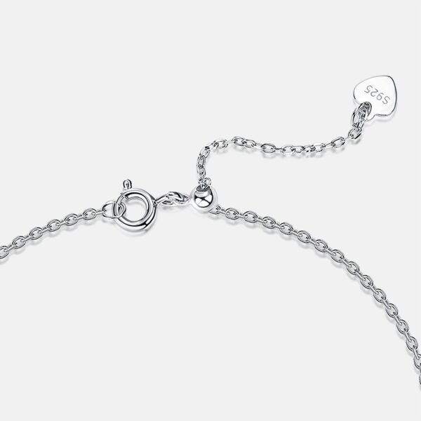 Flowers natural green moss stone bracelet women S925 silver watercress agate hand jewelry simple light niche - Image 3