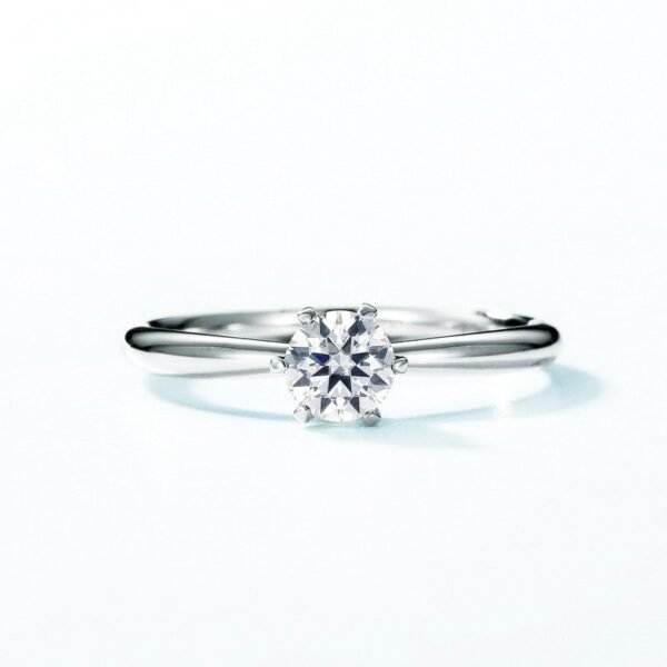 Genuine radiant moissanite diamond ring female S925 silver proposal engagement ring couple ring simple fashion - Image 3