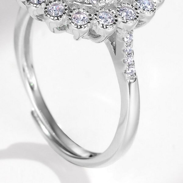 S925 silver ring cultivated emerald ring female vintage simple and versatile - Image 4
