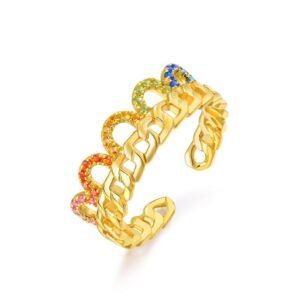 S925 silver crown ring female color zirconium twist live finger ring ins cold wind fashion light