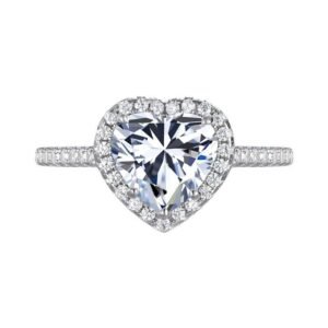 Love shaped moissanite radiant diamond ring S925 silver set with sparkling colored gemstones proposal engagement ring light luxury