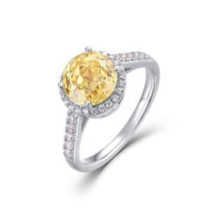 Millennium rose cut zirconia ring S925 silver encircled with super sparkling colorful treasure finger ring fashion simple
