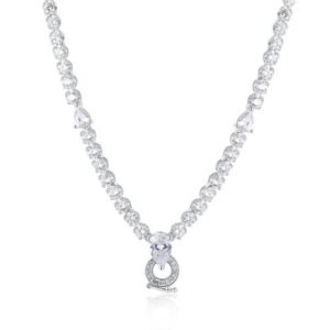 Universal high carbon diamond necklace fashion simple can be matched with a variety of pendant models